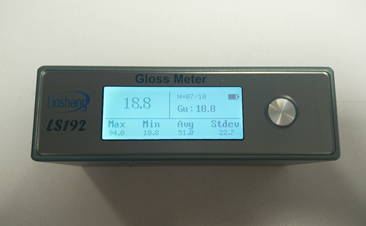 單角度光澤度計(jì)統(tǒng)計(jì)功能